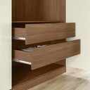 Ver imagem 7 de Guarda Roupa Casal 232cm 6 Portas 4 Gavetas Zain Jatobá/Areia S01 - Mpozenato