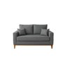Sofa Beny:linho Cinza - 1