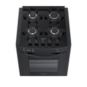 Ver imagem 2 de FOGAO A GAS DE EMBUTIR 4 BOCAS VENAX GAUDI PRISMA VITREO BL PRETO GAS GLP