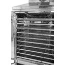 Ver imagem 2 de Defumador Profissional Grande Inox 10 Bandejas Kit Gás 70x70