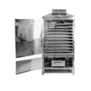 Ver imagem 1 de Defumador Profissional Grande Inox 10 Bandejas Kit Gás 70x70
