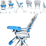 Cadeirinha de Alimentação Passear Baby Alta Papa Azul Avião - 3