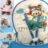 Cadeirinha de Alimentação Passear Baby Alta Papa Azul Avião - 4