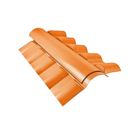 Cumeeira Central Articulada Pvc Colonial Cerâmica (par)