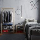 Ver imagem 3 de Combo Arara Moderna Organizar para Closets Sapateira e Aparador Expositor Design Original 100% Madei