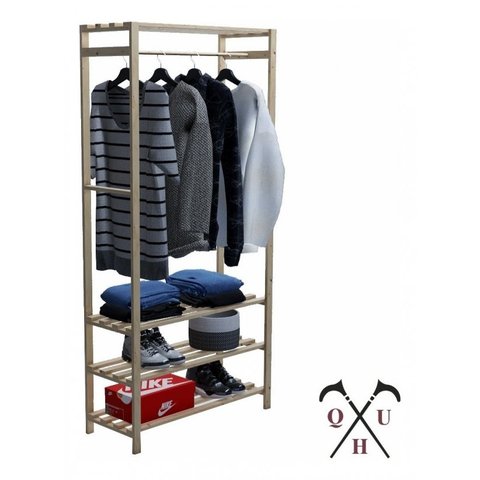 Combo Arara Moderna Organizar para Closets Sapateira e Aparador Expositor Design Original 100% Madei