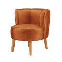 Ver imagem 6 de Kit 3 Poltronas Estofada Moderna para Recepção de Escritório Tecido Veludo Macia Ergonômica