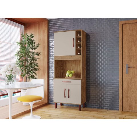 Cozinha Aqua Cor:freijo Wood / Off White