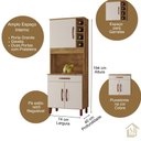 Ver imagem 3 de Cozinha Aqua Cor:freijo Wood / Off White