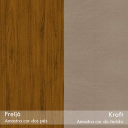 Conjunto 4 Cadeiras Yasmin Freijó/Kraft - PR Móveis - 7