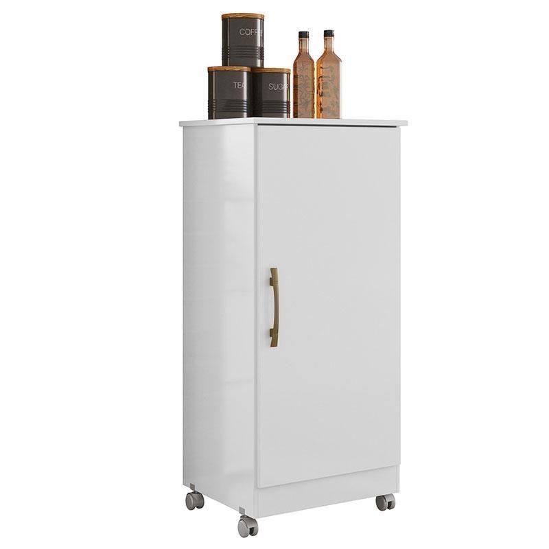 Armário Multiuso Lírio Branco Brilho - Moval