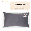 Ver imagem 5 de Capa Almofada Veludo Retangular Baguete 30x50 - Cinza Escuro