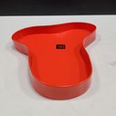 Ver imagem 4 de Bandeja Decorativa de Metal Laranja 2x14x20cm Servir Mesa Organizar Café
