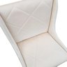 Kit 06 Cadeiras Para Sala de Jantar Lizz Pés Palito Veludo Bege D'Classe Decor - 4