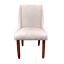 Ver imagem 2 de Kit 06 Cadeiras Para Sala de Jantar Lizz Pés Palito Veludo Bege D'Classe Decor