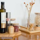 Ver imagem 2 de Pote Hermético de Vidro 400ml com Tampa de Bambu