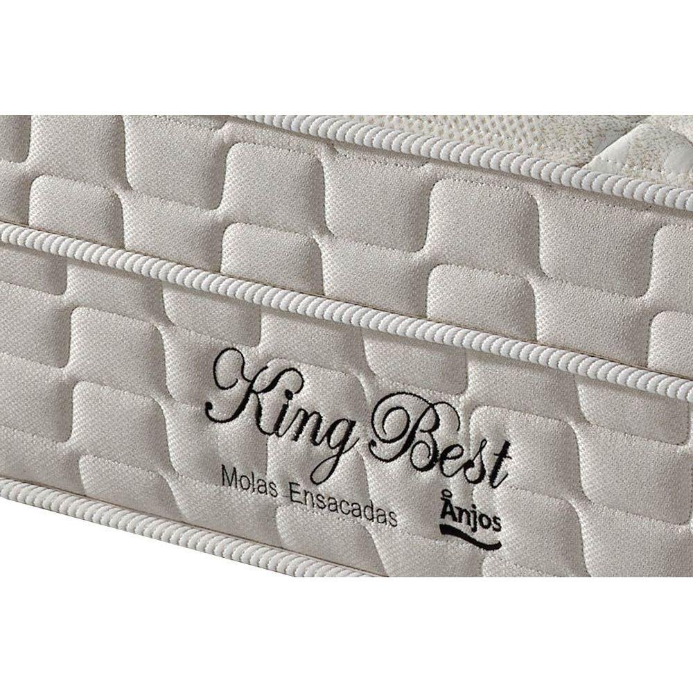 Colchão King Size Molas Ensacadas Masterpocket King Best New Euro Pillow Clean (193x203x33) - Anjos - 4