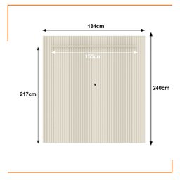 Painel Ripado para Tv até 75 Polegadas Intense 184cm - 2