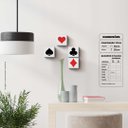 Ver imagem 2 de Naipes - Quadro ou Placa Decorativa com 4 Peças É Decoração Quadros e Placas Decorativas 15mm - Quad