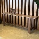 Ver imagem 3 de Aparador Cancun – Estrutura em Madeira Maciça com Design Atemporal Nogueira/nogal