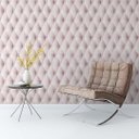 Ver imagem 6 de Papel de Parede Adesivo Estofado Rosa Sofá Botão 2,80m