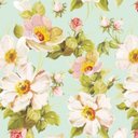 Ver imagem 5 de Papel De Parede Floral Flores Rosas Fundo Verde Adesivo Sala