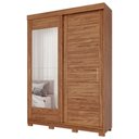 Ver imagem 2 de Guarda Roupa Lia 2 Portas Correr com Espelhos Pés MDF