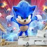 Papel de Parede Adesivo Tema Sonic - 1