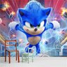 Papel de Parede Adesivo Tema Sonic - 2