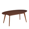 Mesa de Jantar Oval Vertice Ecograndis Nozes - 1