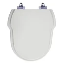 Ver imagem 1 de Tampa De Vaso Sanitario Com Amortecedor Hampton Cinza Platina Para Bacia Incepa Laufen