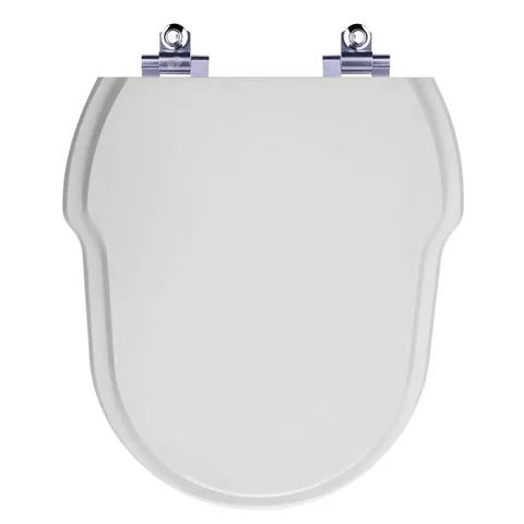 Tampa De Vaso Sanitario Com Amortecedor Hampton Cinza Platina Para Bacia Incepa Laufen