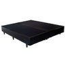Cama Box Queen 158 Bipartido Bello Box - Tecido Sintético Preto - 1