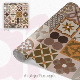 Papel de Parede Cozinha Azulejo Português Lavável 3m - 1