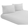 Lençol de Microfibra Branco Queen Size 3 Peças - 1