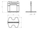 Ver imagem 4 de Espaçador/nivelador de Piso 3,0mm 500 Peças Smart Cortag