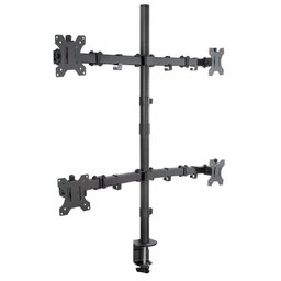 Suporte Articulado para 4 Monitores Base Morsa V48c Central Suportes - 1