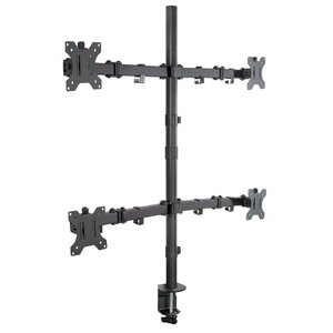 Suporte Articulado para 4 Monitores Base Morsa V48c Central Suportes
