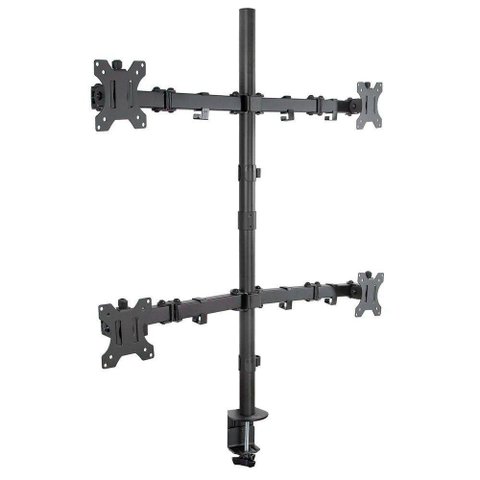 Suporte Articulado para 4 Monitores Base Morsa V48c Central Suportes