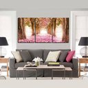 Ver imagem 4 de Quadros Decorativos Arvore Rosa 120 X 60 Cm