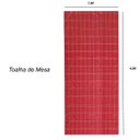 Ver imagem 4 de Toalha de Mesa Xadrez para Natal Retângulo Vermelho 4,00-488