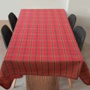 Ver imagem 1 de Toalha de Mesa Xadrez para Natal Retângulo Vermelho 4,00-488