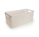 Ver imagem 3 de Kit Cesto Caixa Organizador Vime Plástico Rattan 3 Peças - Nitron
