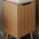 Ver imagem 7 de Gabinete 1 Porta com Cuba para Banheiro Bn3630x41 Amendoa Tecno Mobili