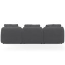 Ver mais imagens de Sofá 4 Lugares com Chaise Direito Sala Living 294cm Arlo F04 Veludo Grafite - Lyam Decor