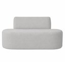 Ver imagem 6 de Sofá Reto 03 Lugares 180cm Mônaco Bouclé Cinza Claro - Nexta Casa