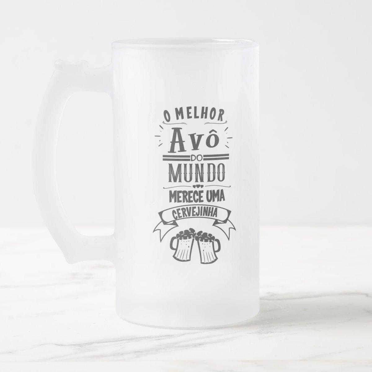 Copo Personalizada Chopp Cerveja Presente o Melhor Avô - 2