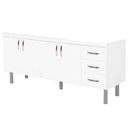 Ver imagem 1 de Armário Cozinha 174,2cm Tóquio sem Pia Branco - 541102 - A.j.rorato