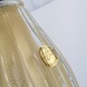 Abajur de Sala ou Quarto de Cristal Murano - com Ouro 24k Cristais Labone - 3