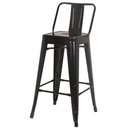 Ver imagem 1 de Banqueta Iron Encosto Baixo Preto 90cm - 55501